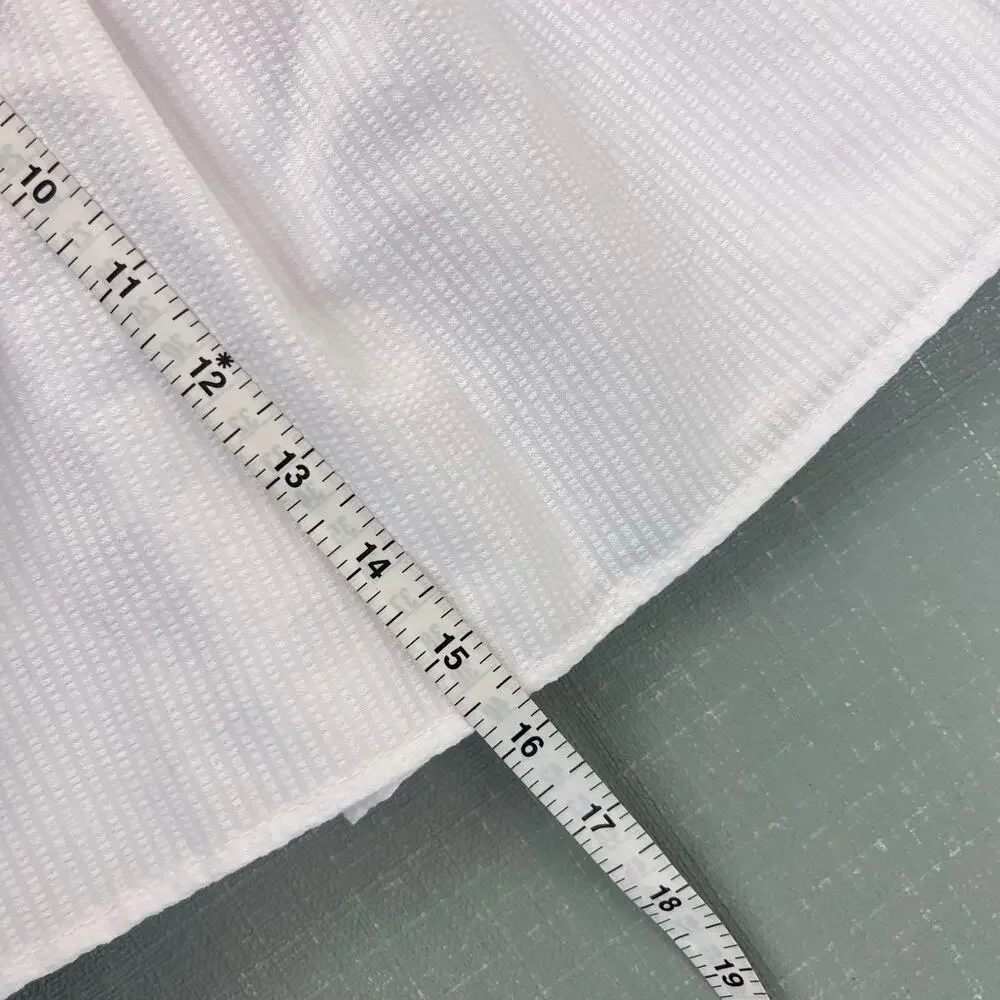 Vintage Healthtex White Seersucker Sailor Bow Dress 12 Months USA